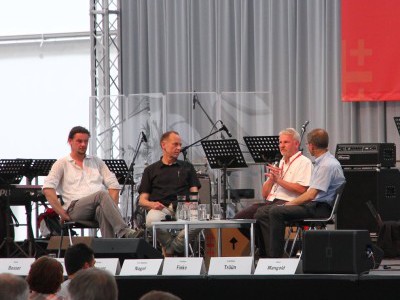 Podiumsdiskussion „Vielfalt der Kirchenmusik“ auf dem DEKT Stuttgart